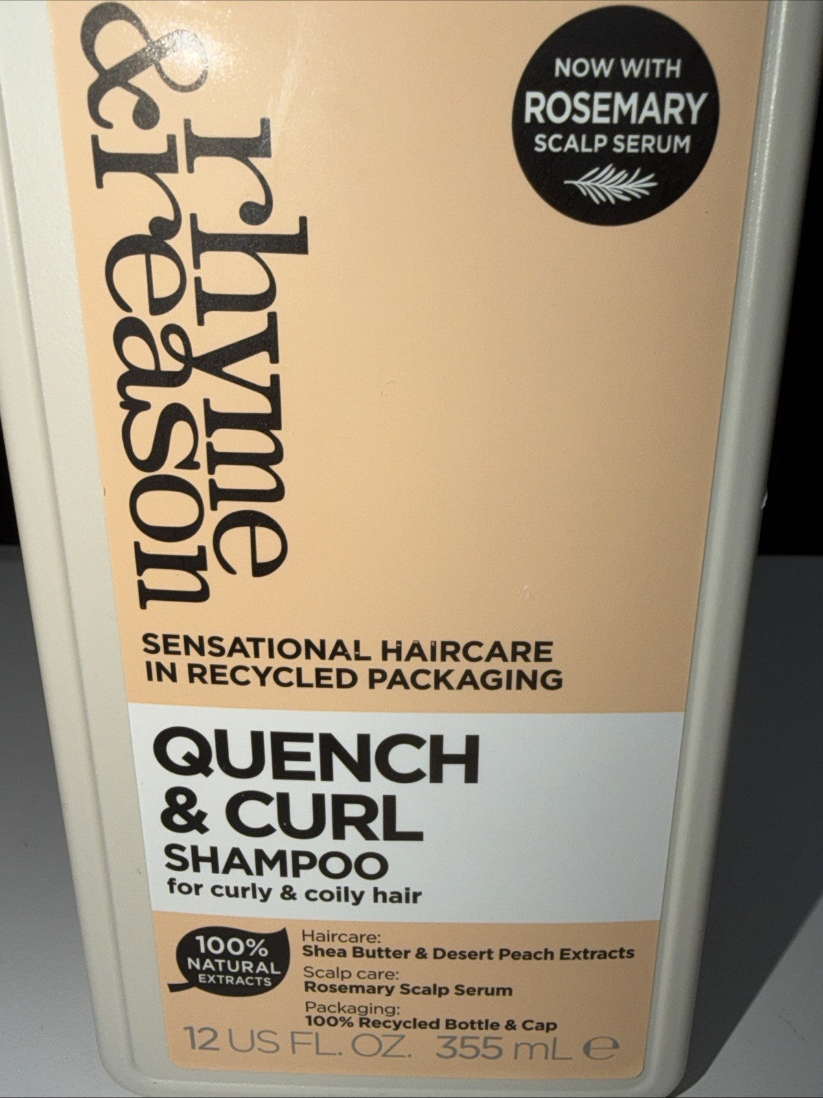 8 Pack Hair Care Set - Quench & Curl Shampoo & Conditioner 12 oz Each