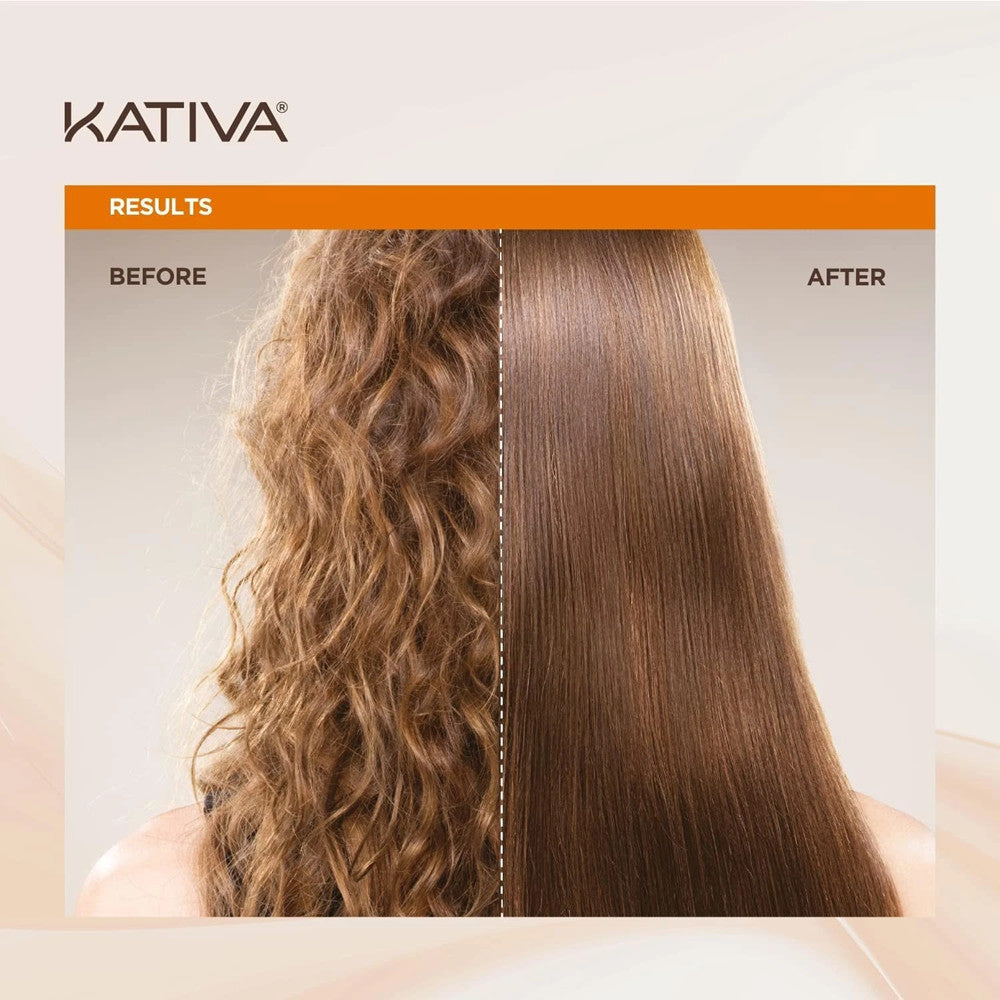Brazilian Straightening Kit for Hair - 12 Weeks Home Use with Keratin, Argan Oil & Shea Butter