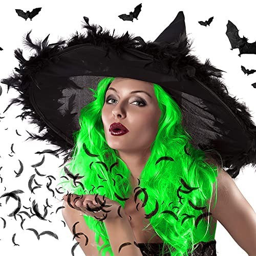 6 Pack Neon Wigs & Glasses Set for Parties Cosplay Halloween Costume Accessories
