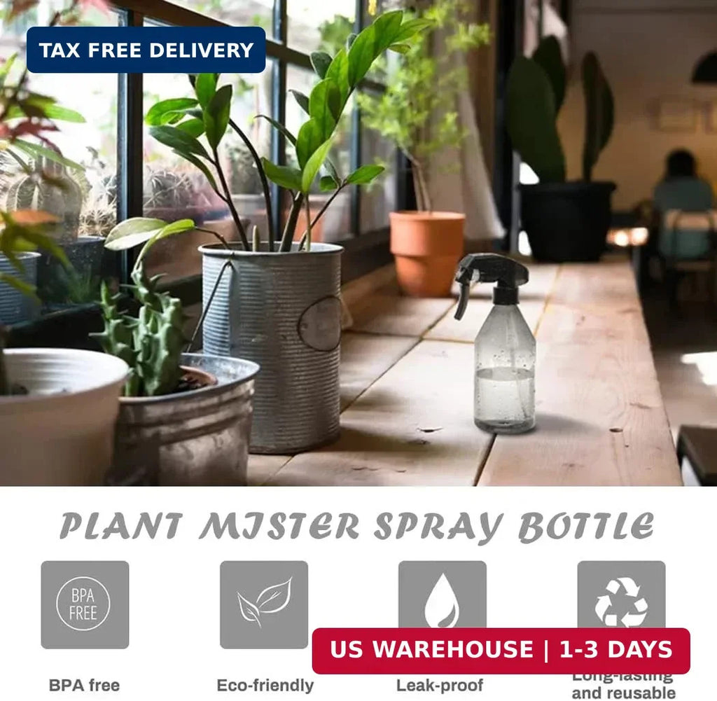 Plant Mist Spray Bottle with Fine Mist Nozzle - 10oz Eco-Friendly Gardening Spray