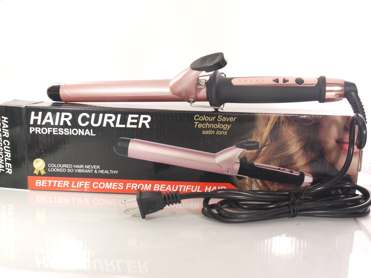 Professional Hair Curler 25mm Satin Ions Color Saver Tech 180-210°C