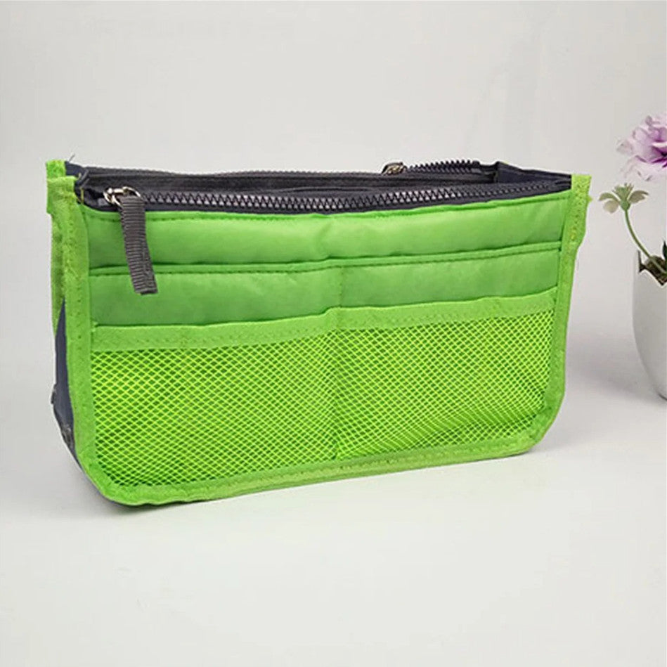 Large Capacity Foldable Toiletry Bag Travel Organizer with Double Zipper