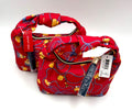 2 Red Tassel Printed Makeup Bags Handbag Organizer