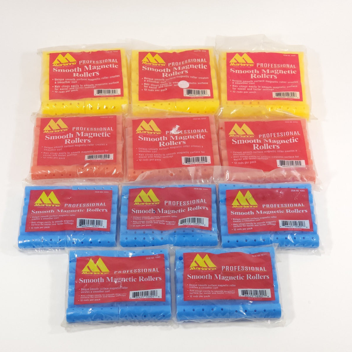 Marianna Magnetic Hair Rollers Set of 132 - Vintage Smooth Styling Tools