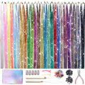 Hair Tinsel Kit 25 Colors 10,000 Strands Fairy Hair Extensions Set