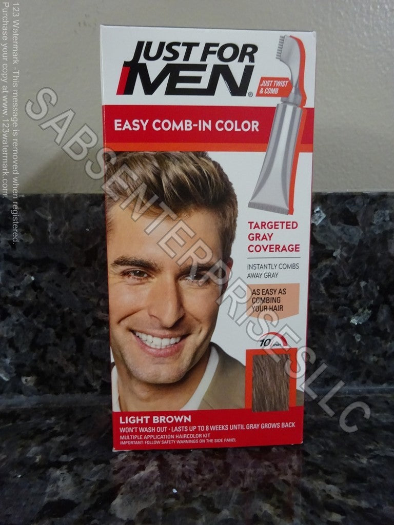 4 Boxes of Light Brown Hair Dye - Easy Comb-In Permanent Hair Color