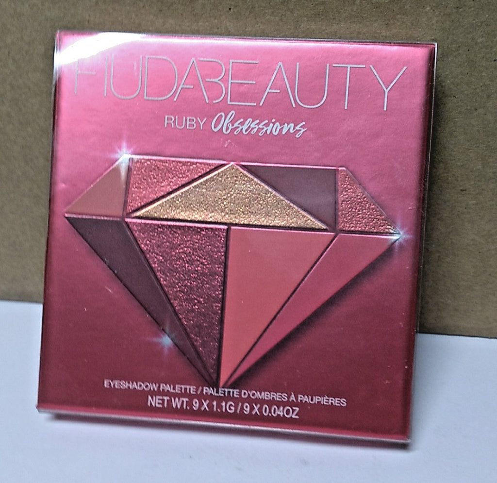 Eyeshadow Palette HUDA BEAUTY Ruby Obsessions 9 Shade Makeup