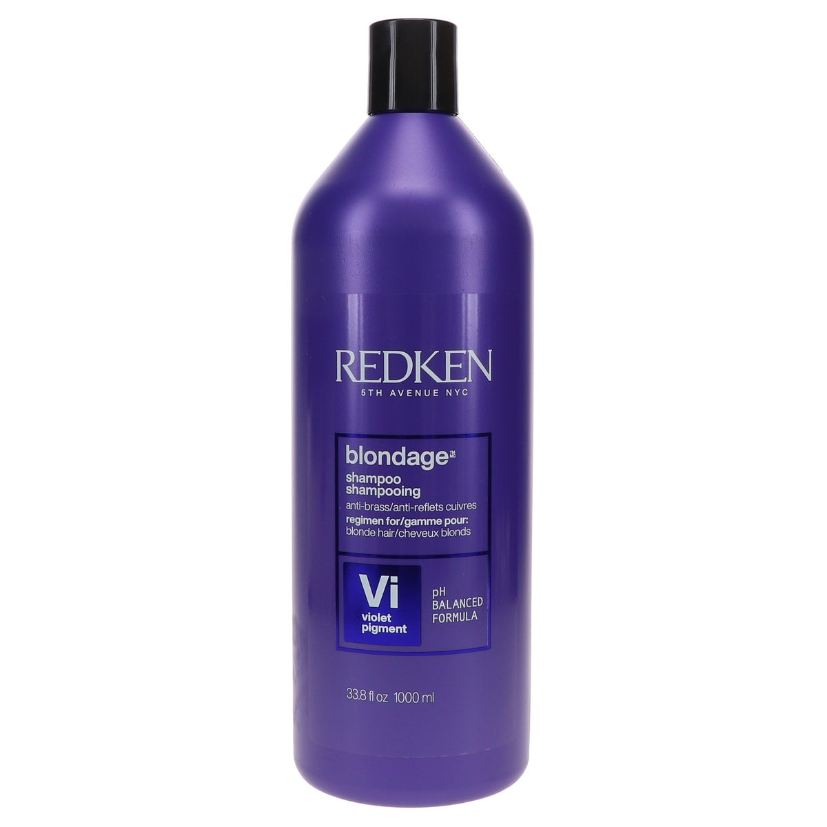 Redken Blondage Purple Shampoo 33.8 oz for Blonde Hair Color Care