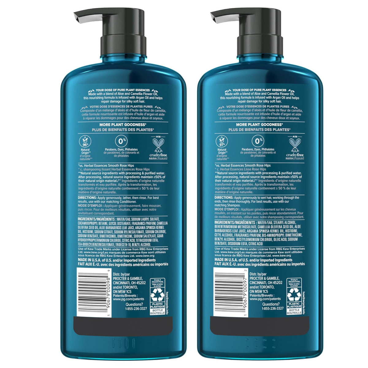 Herbal Essences Argan Oil Repair Shampoo & Conditioner Set 20.2 Fl Oz Pack of 2