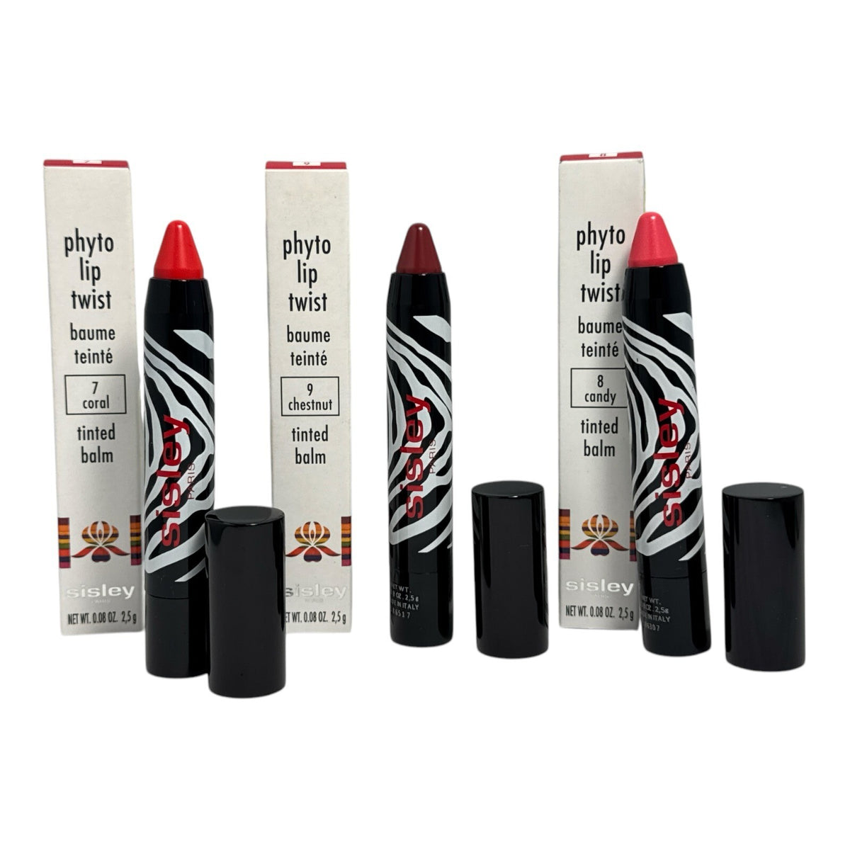 Tinted Lip Balm Set with Multiple Shades - Hydrating Lip Care