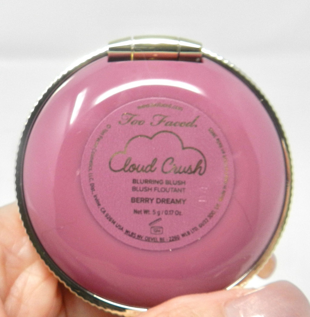 Too Faced Cloud Crush Blurring Powder Blush Berry Dreamy 0.17 oz / 5g