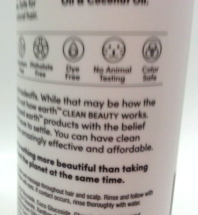4 Pack Earth Clean Beauty Weightless Volume Conditioner with Bamboo & Biotin - 12 oz Each
