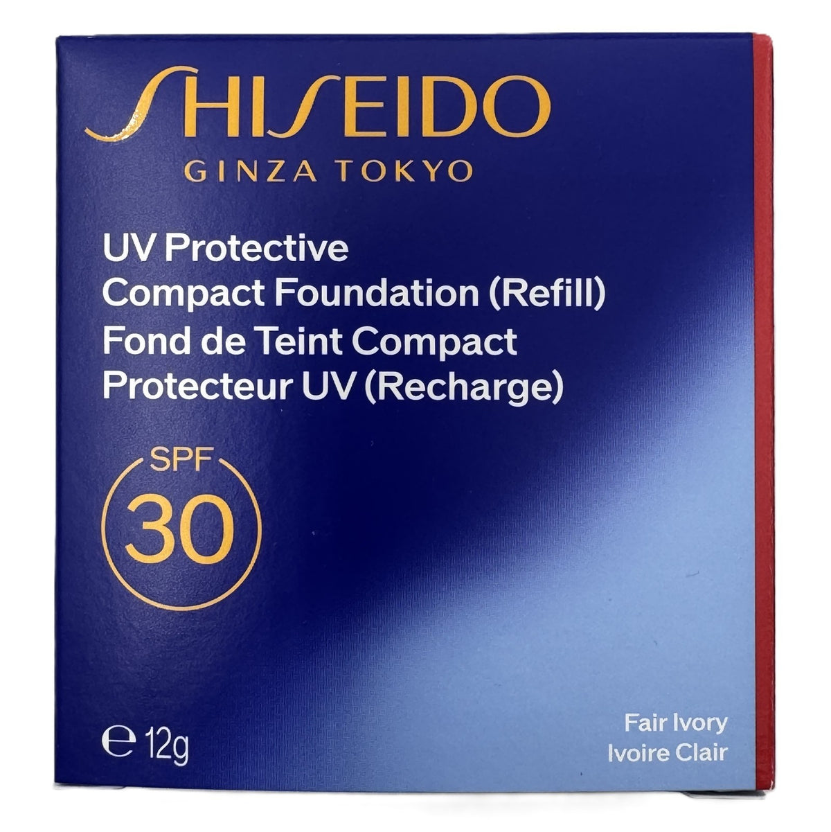 Shiseido UV Protective Compact Foundation SPF 30 – Refill, Fair Ivory