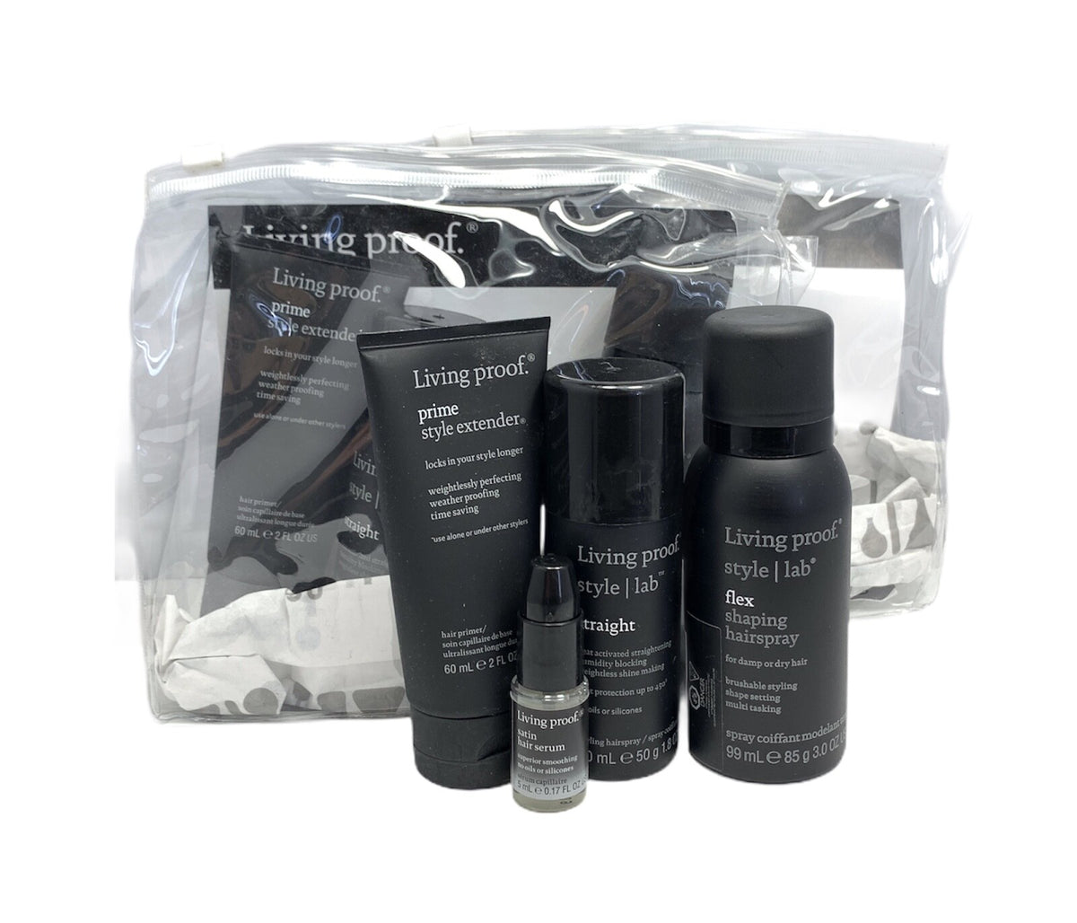 Living Proof Sleek & Smooth Hair Care Set - 4 Pieces, Lot of 2