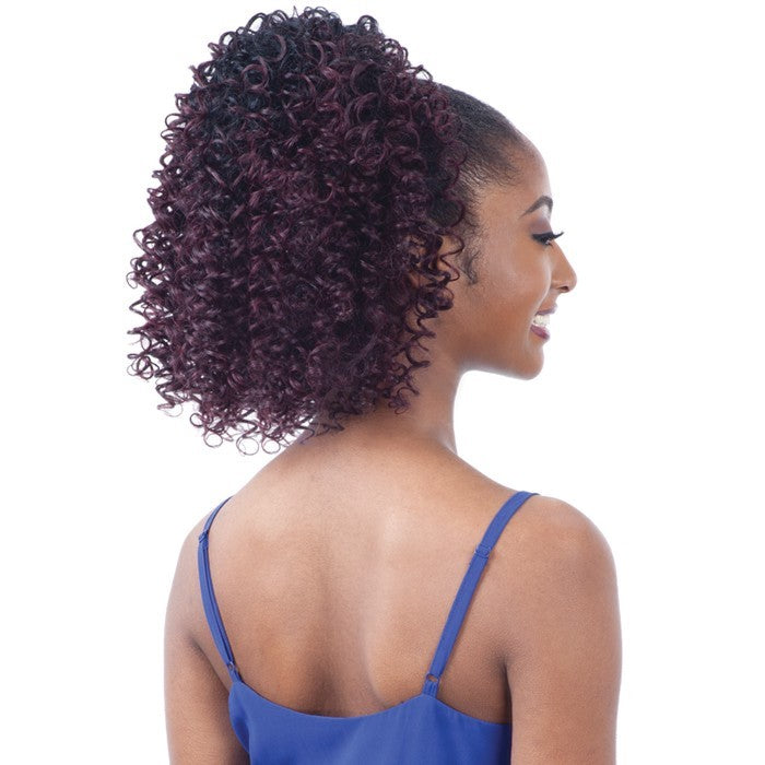 Synthetic Drawstring Full Cap Half Wig for Women - Multiple Colors