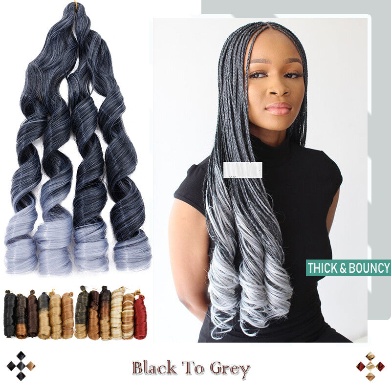 Loose Wave Braiding Hair Extensions Afro French Curls for Crochet & DIY Styles