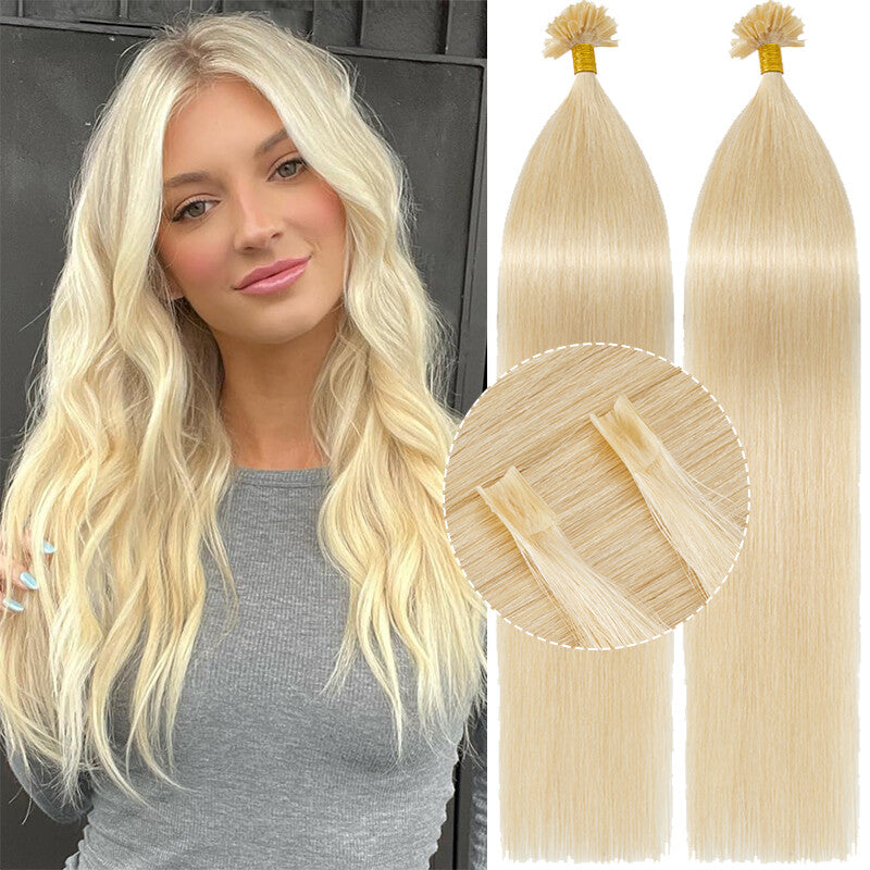Flat U Tip Hair Extensions Full Head 150G Remy Human Hair - Multiple Colors & Lengths