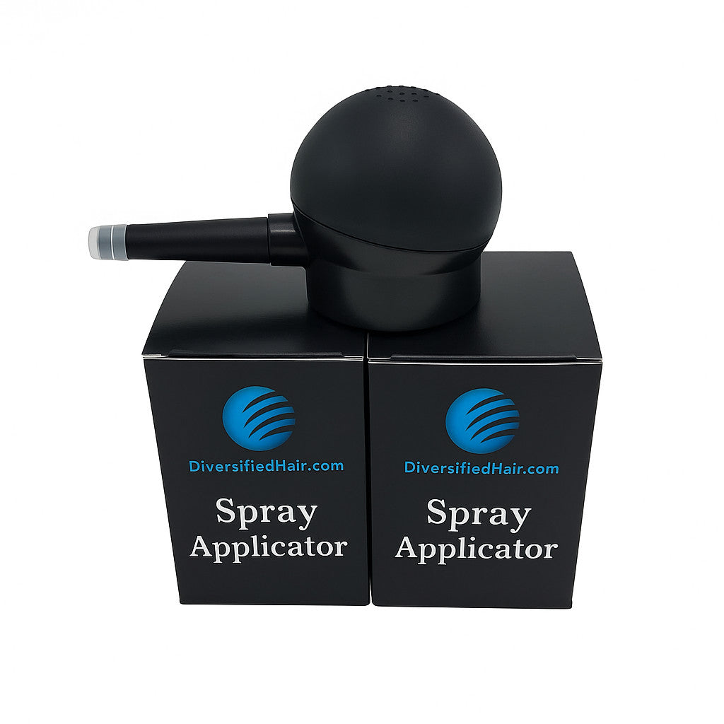 Hair Building Fibers Kit with Spray Applicator & Hold Spray - Natural Look