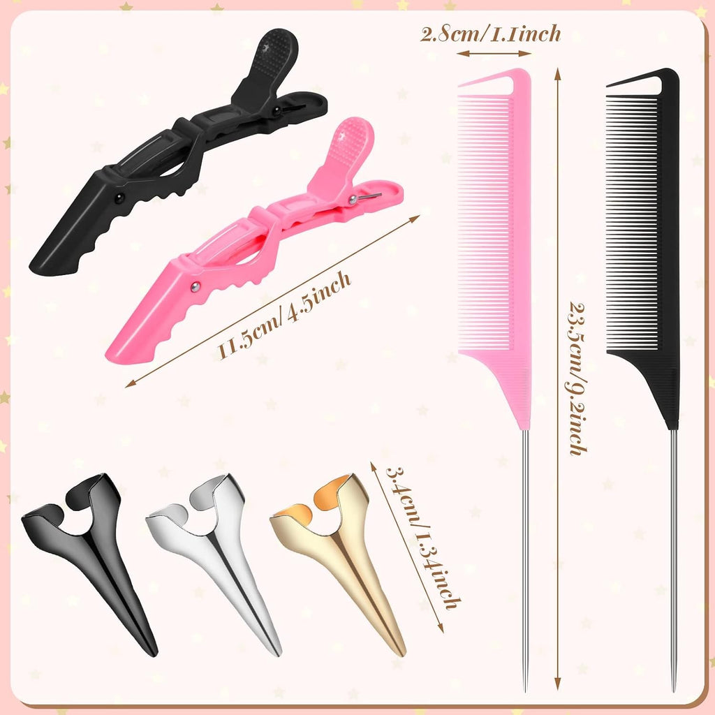 Hair Braiding Tools Set 27 Pcs Hair Styling Kit for Beginners & Stylists