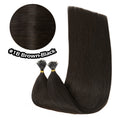300PCS Human Hair Extensions Nano Ring Beads 16-22in Thick Remy Hair