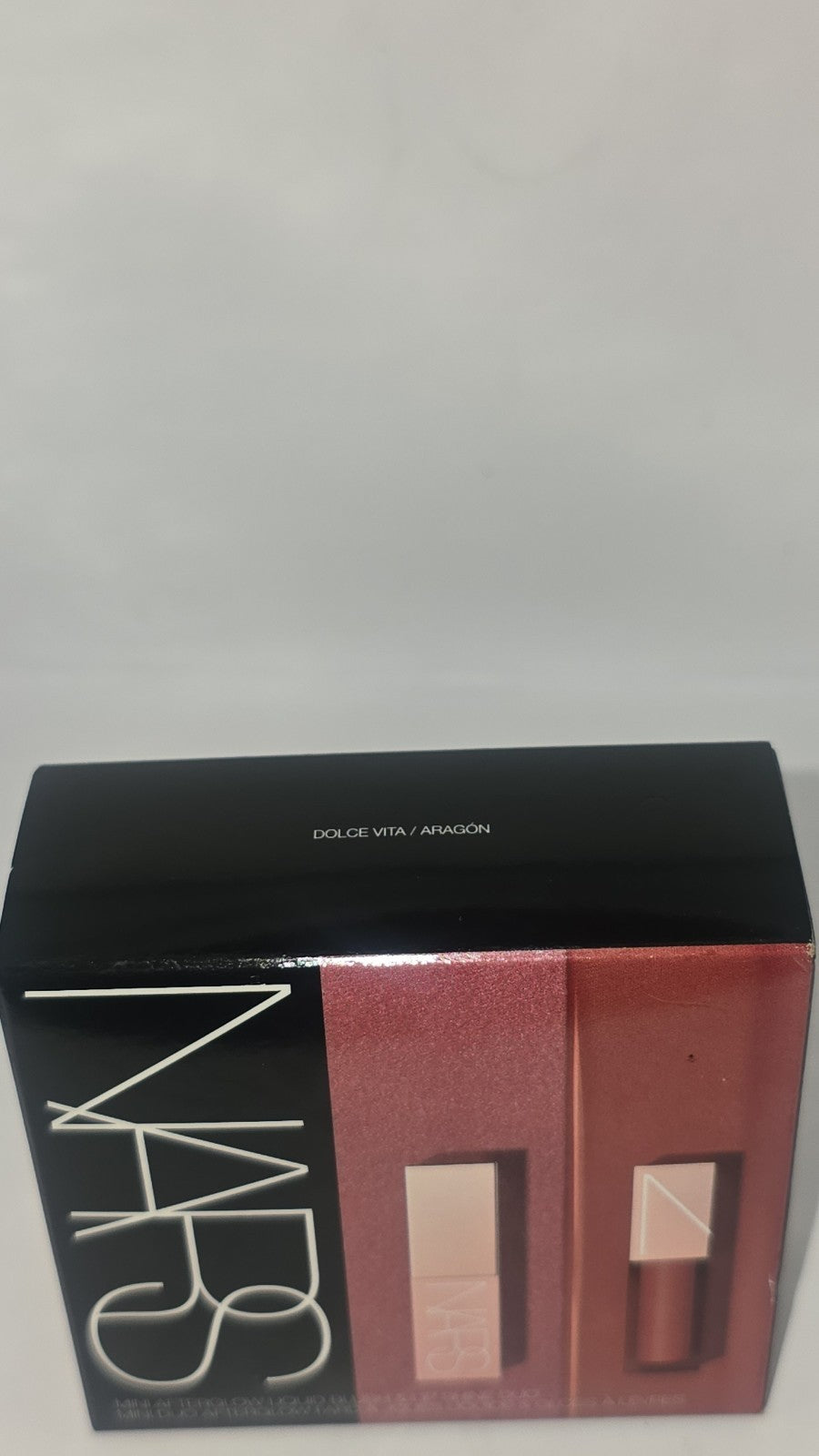 NARS Mini Liquid Blush & Lip Shine Duo Dolce Vita Aragon - New