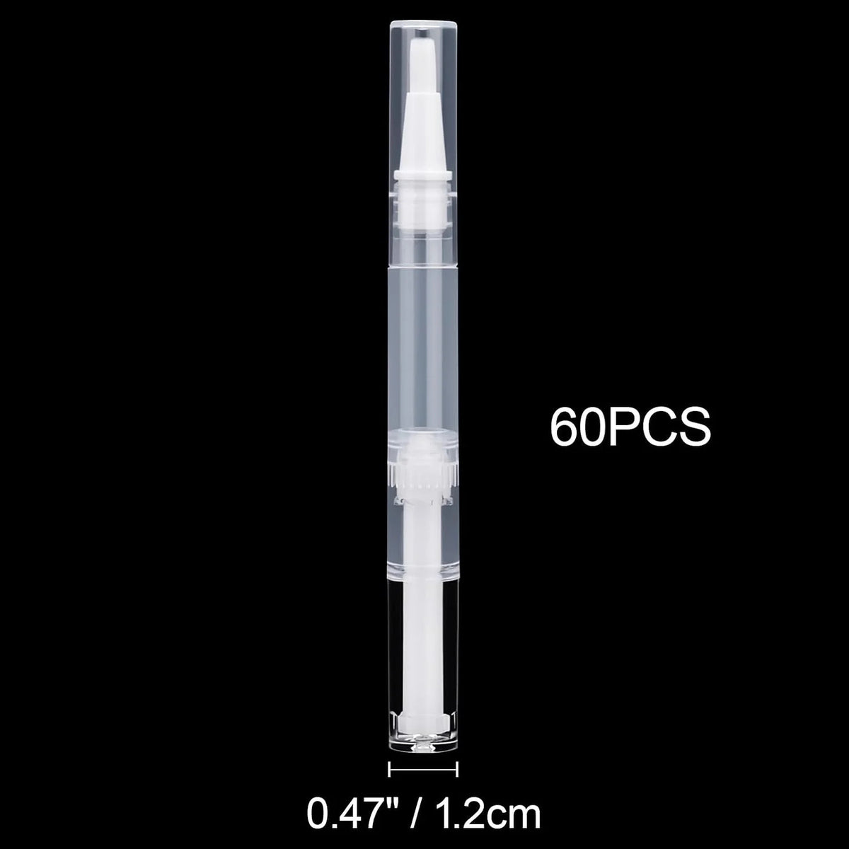 10 Pack 3ml Clear Twist Pen for Nail Cuticle Oil Lip Gloss and More