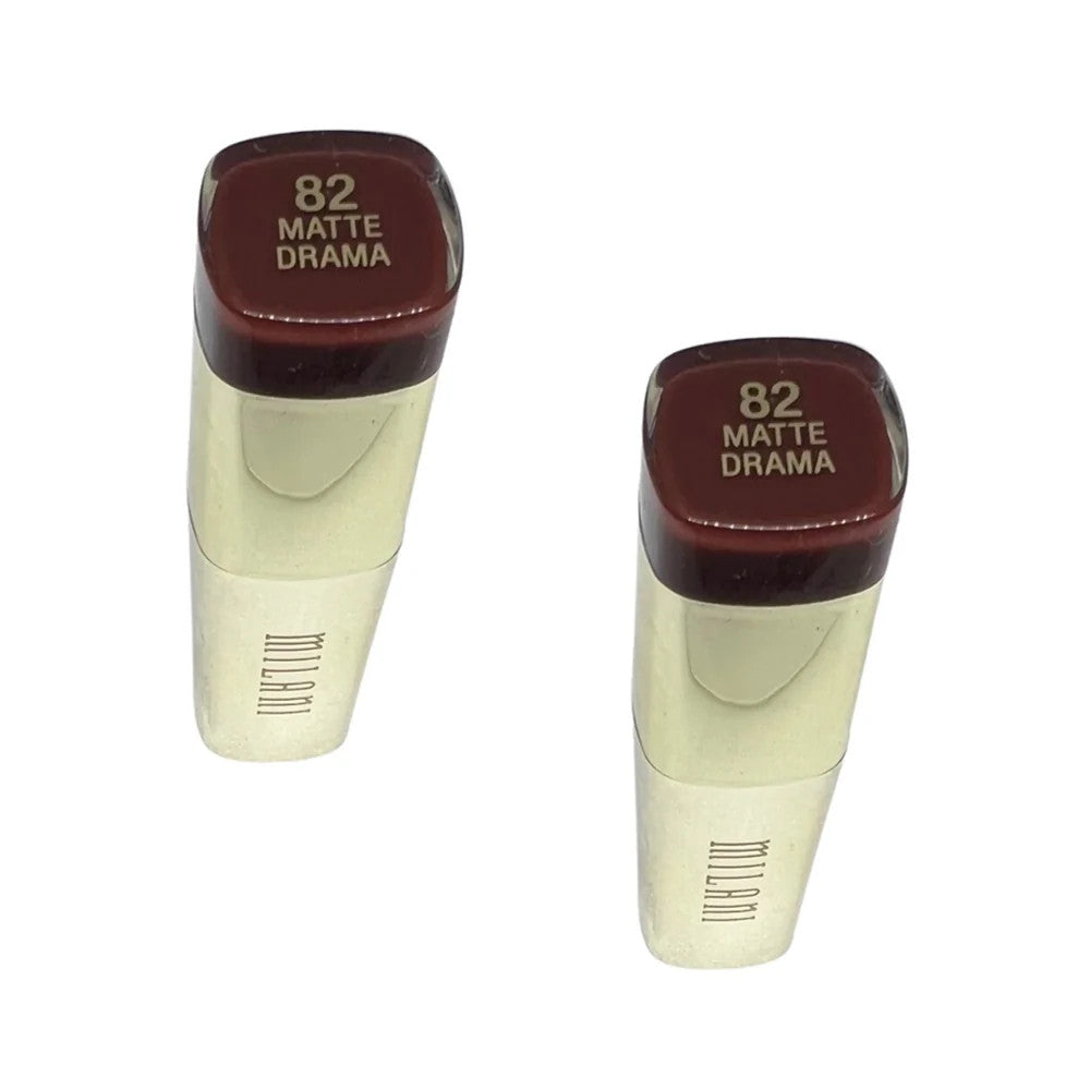 Pack of 2 Matte Lipstick Sets - Milani Color Statement 82
