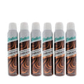 Batiste Hint of Color Dry Shampoo for Dark Hair 200ml 6 Pack - Instant Hair Refresh