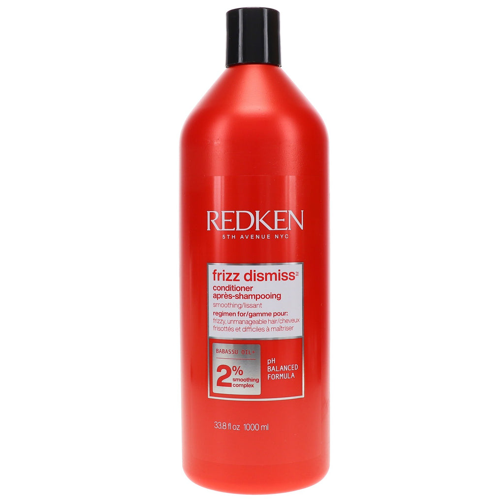 Redken Frizz Dismiss Shampoo & Conditioner Set 33.8 oz Each - Anti-Frizz Hair Care