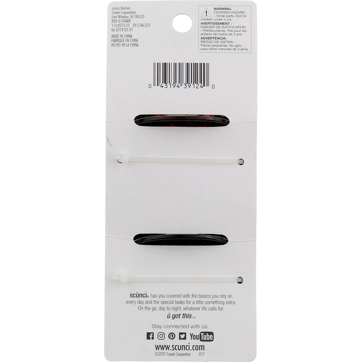 6 Pack No Slip Grip Hair Clips - Durable, Non-Slip Claw Hair Accessories