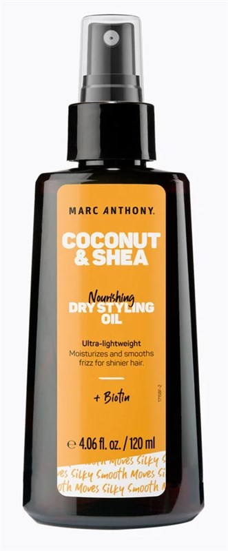 (2 Pack) Coconut & Shea Hair Oil - Dry, Damaged Hair Repair & Shine