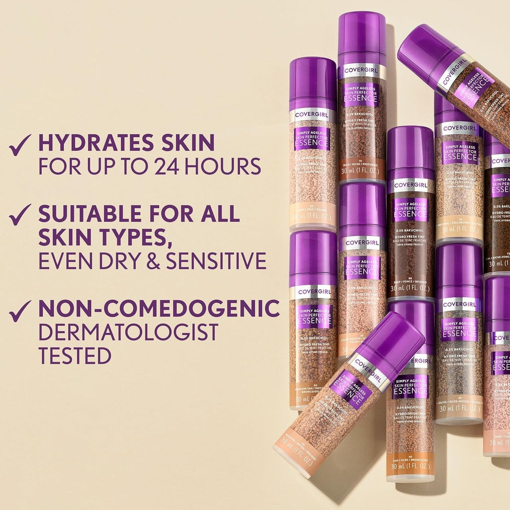 CoverGirl Simply Ageless Skin Perfector Foundation - All Shades Available