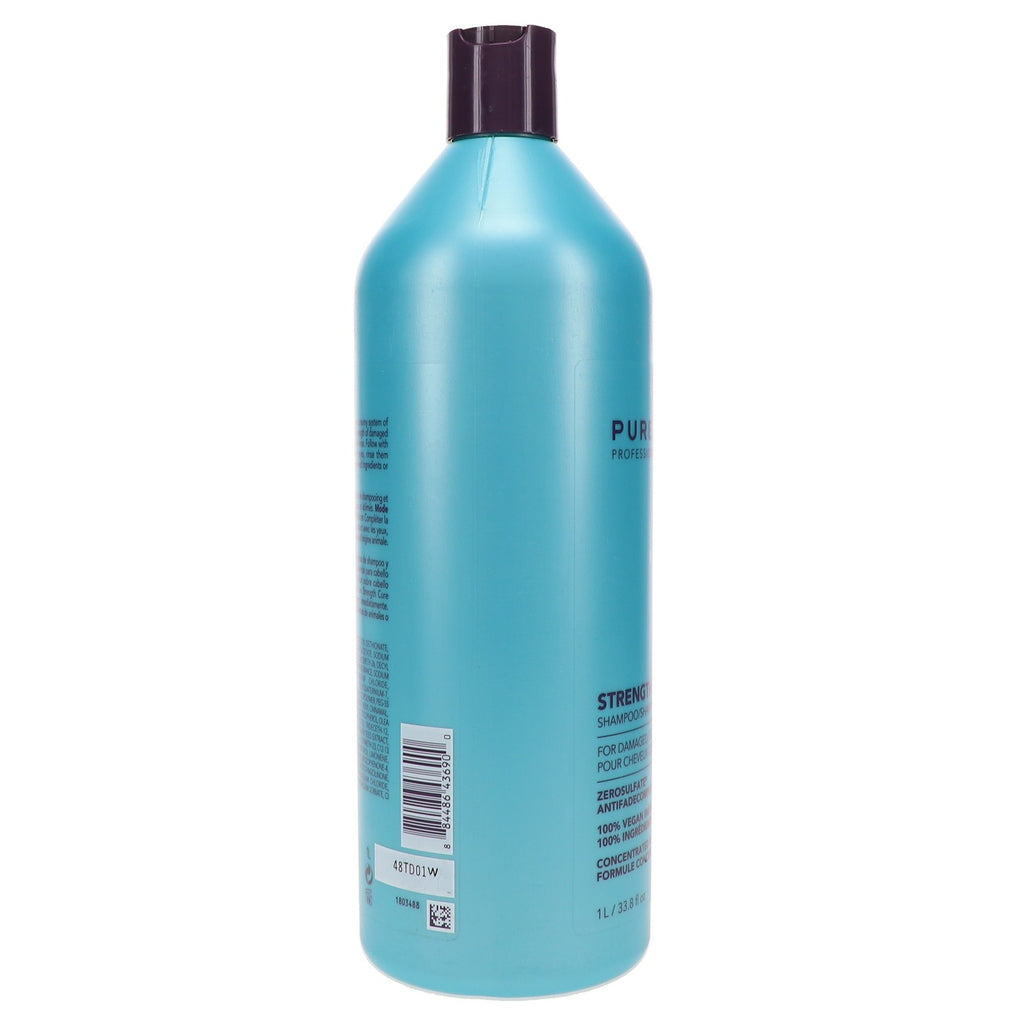 Pureology Strength Cure Hair Care Shampoo 33.8 oz - Strengthen & Protect