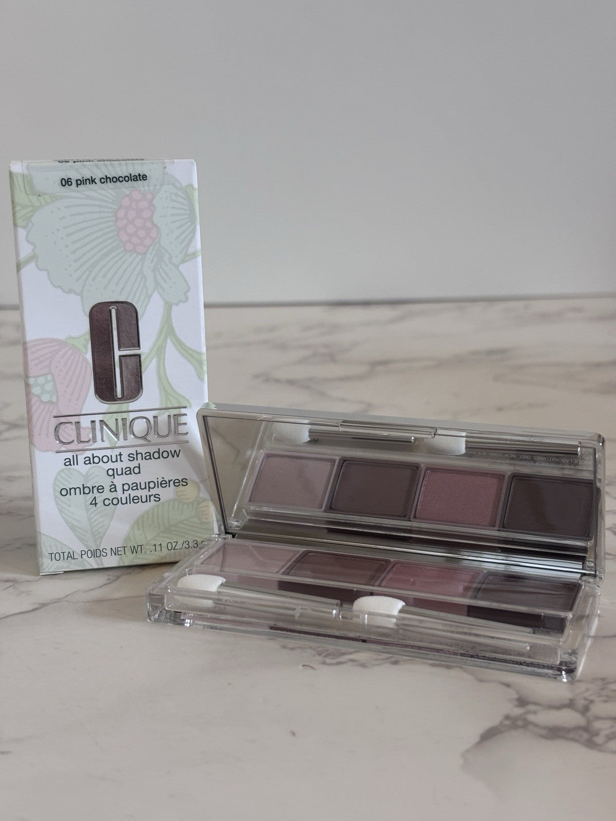 Clinique All About Shadow Quad 06 Pink Chocolate Eye Shadow Palette