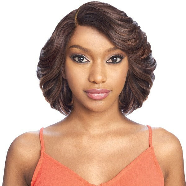 Deep J Part Synthetic Wig for Party & Performance - Heat Safe, Hand Tied Lace