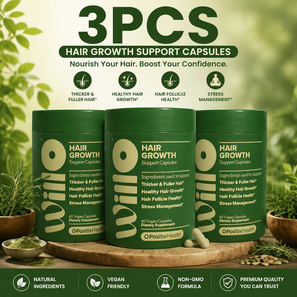 Hair Growth Support Capsules for Women - Thicker, Fuller Hair, 60 Count