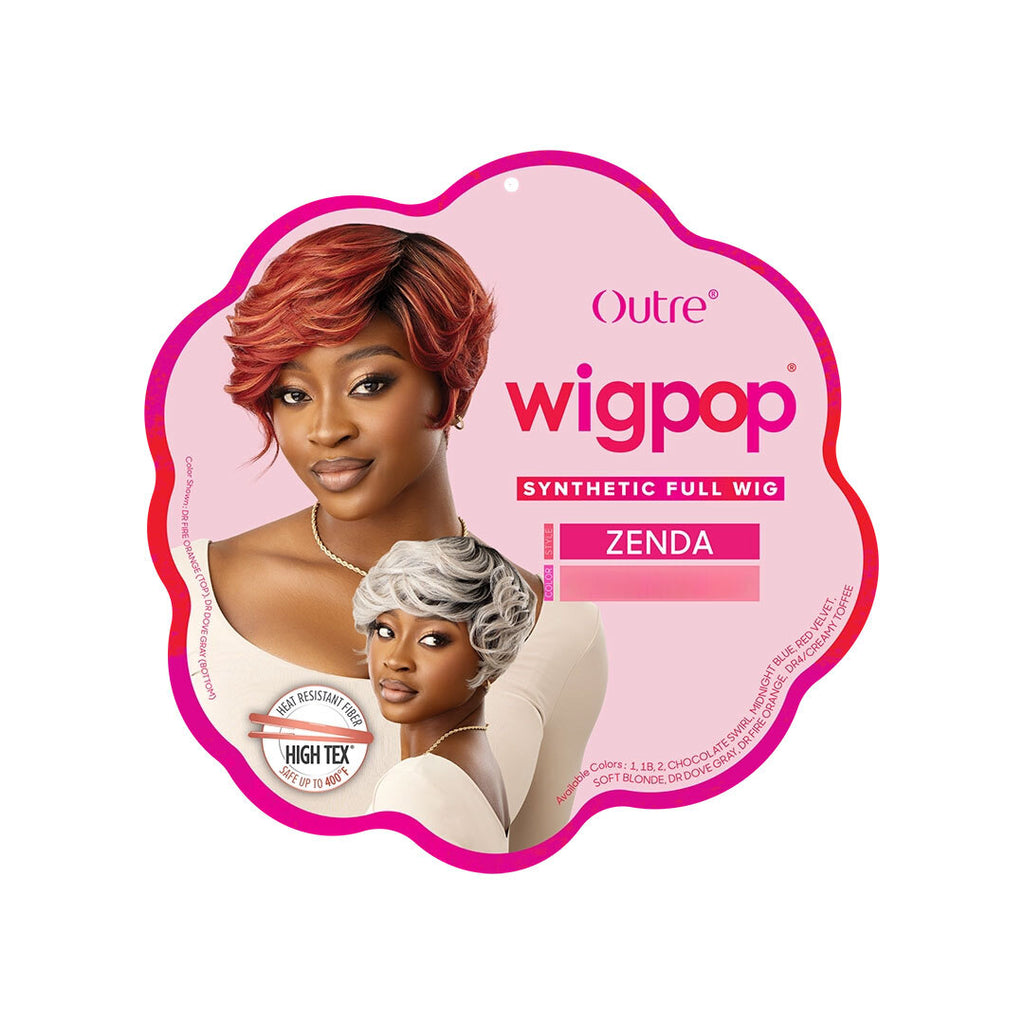 Outre Wig Pop Synthetic Full Wig Zenda - Trendy Color Options & Heat-Friendly Style