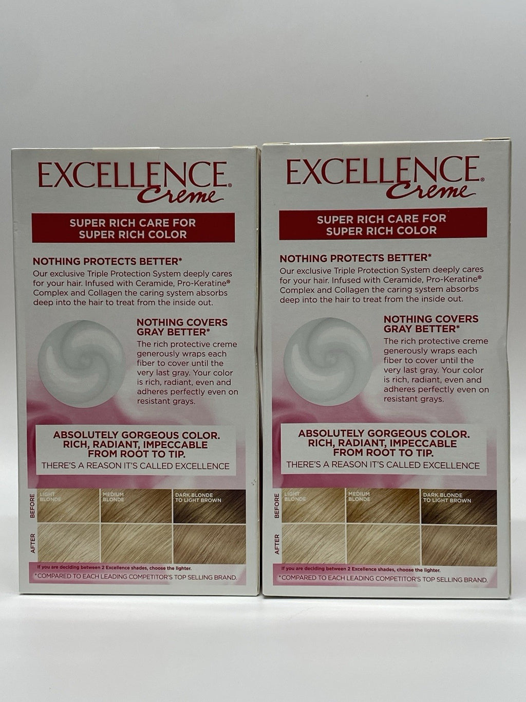 Lightest Natural Blonde Permanent Hair Color 9 1/2 NB - Pack of 2