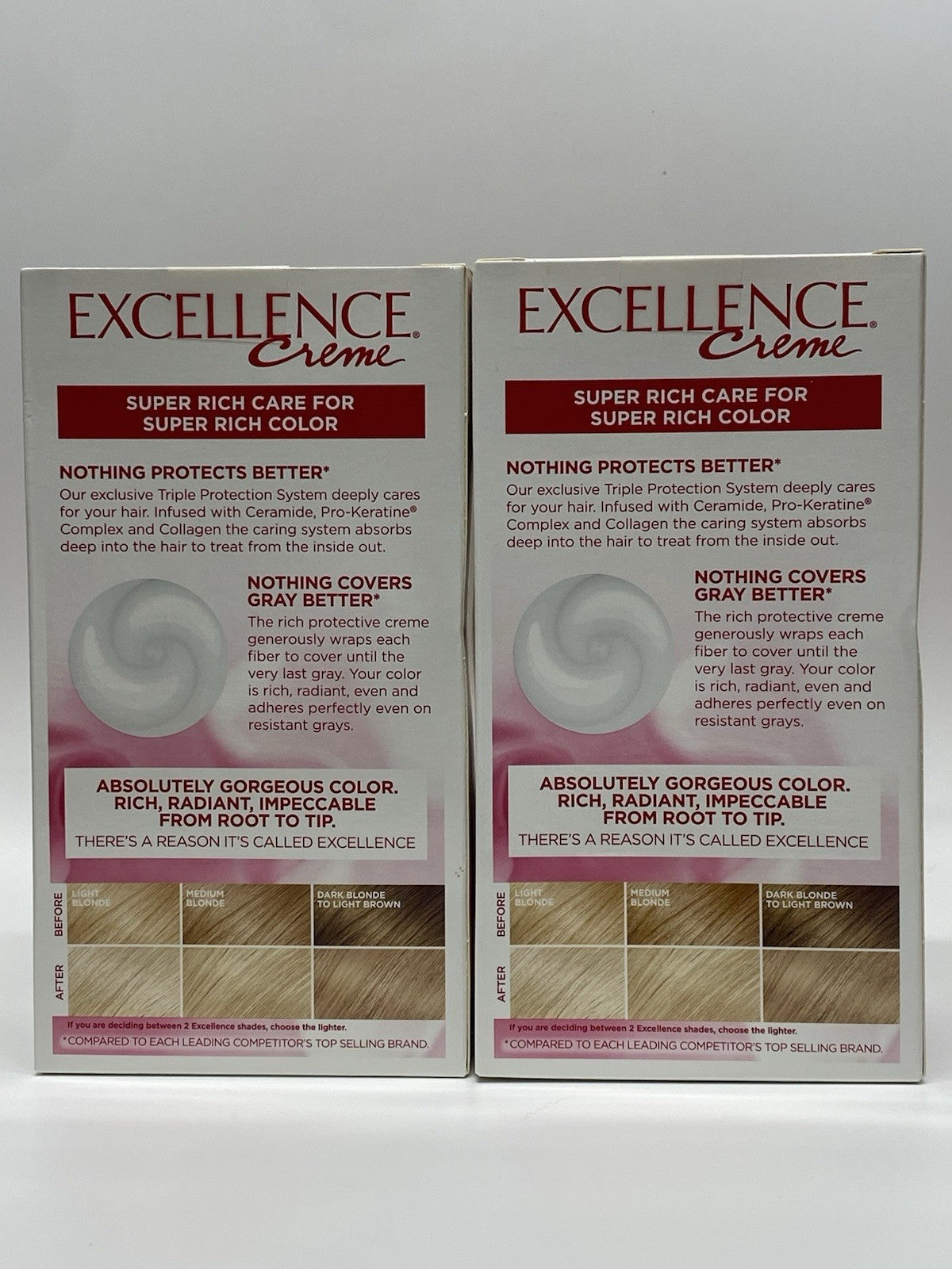 Lightest Natural Blonde Permanent Hair Color 9 1/2 NB - Pack of 2