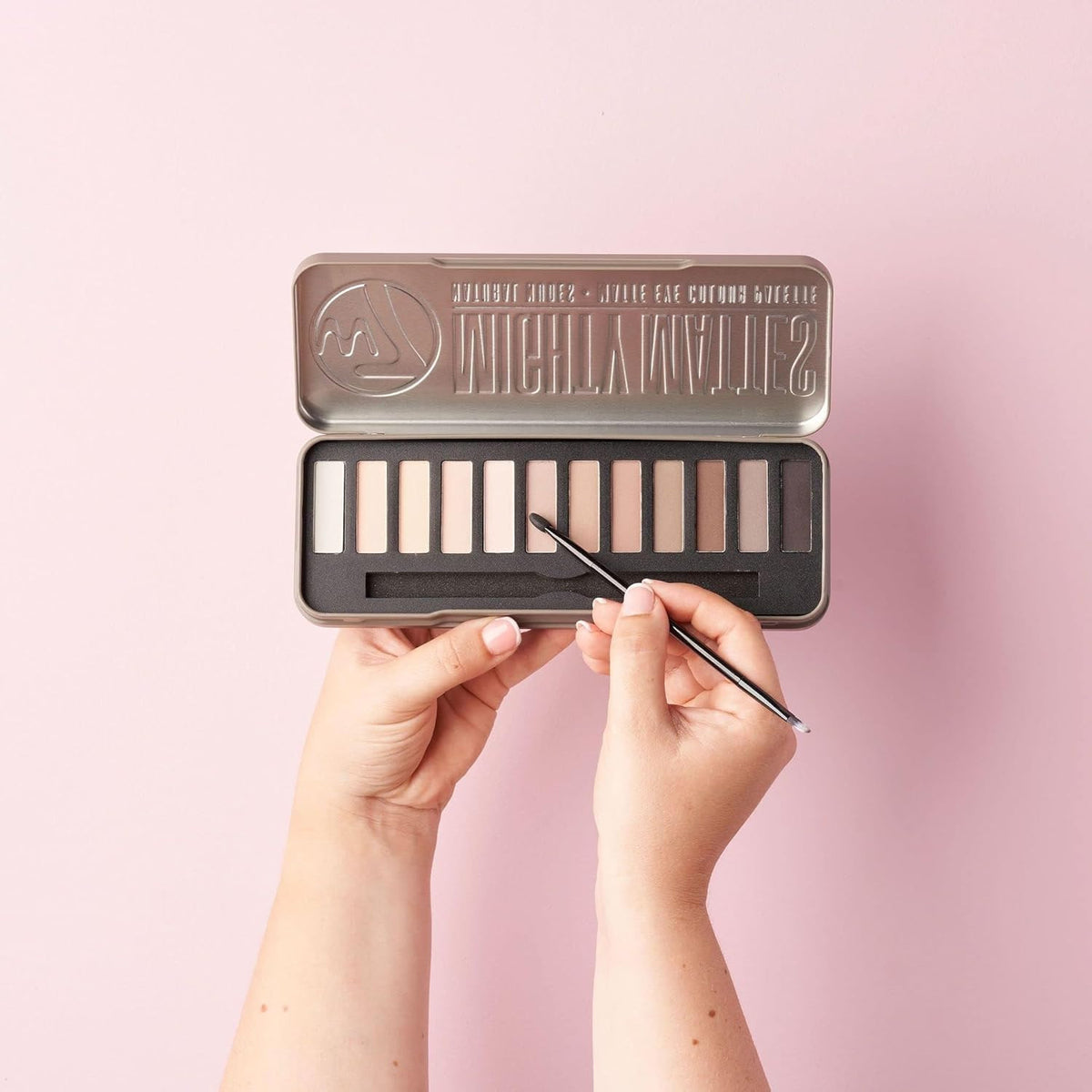 12 Matte Nude Eyeshadow Palette - Long-Lasting Natural & Smokey Looks