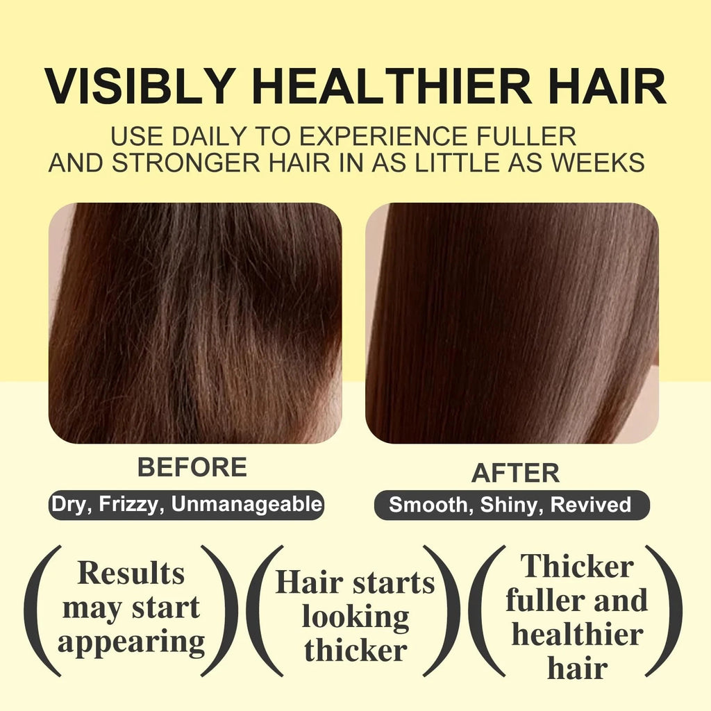 Hair Oil Spray with Jojoba & Shea Butter - Nourishing Leave-In Treatment, 2.7 fl oz