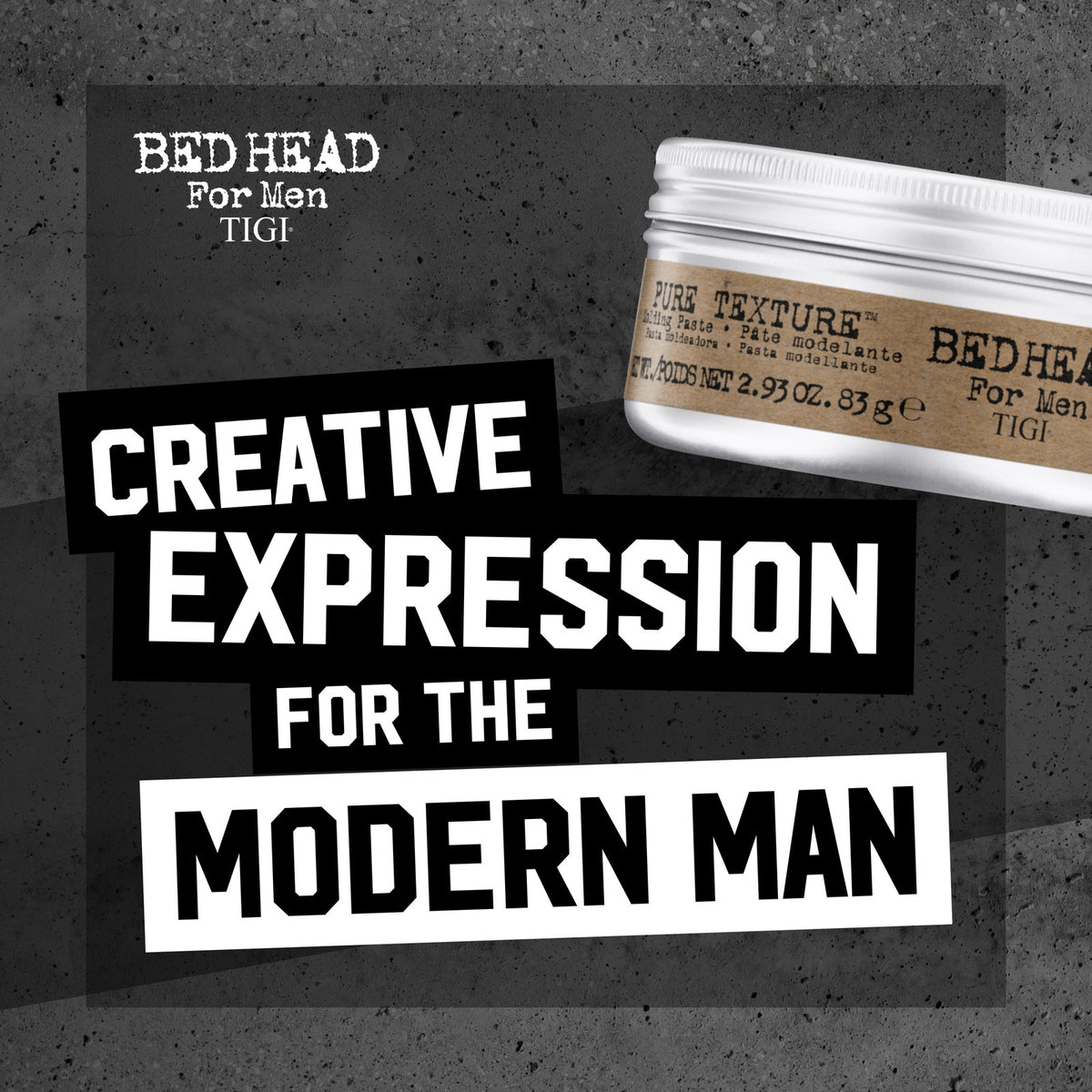 Men's Styling Paste - Matte Finish, Humidity & Frizz Control, 2.93 oz Pack of 2