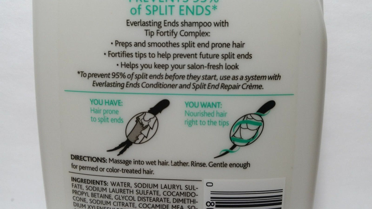 Pantene Everlasting Ends Shampoo - 2 Bottles, 29.2 OZ, Discontinued