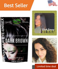 Plant-Based Dark Brown Hair & Beard Dye - Natural Gray Coverage 150g