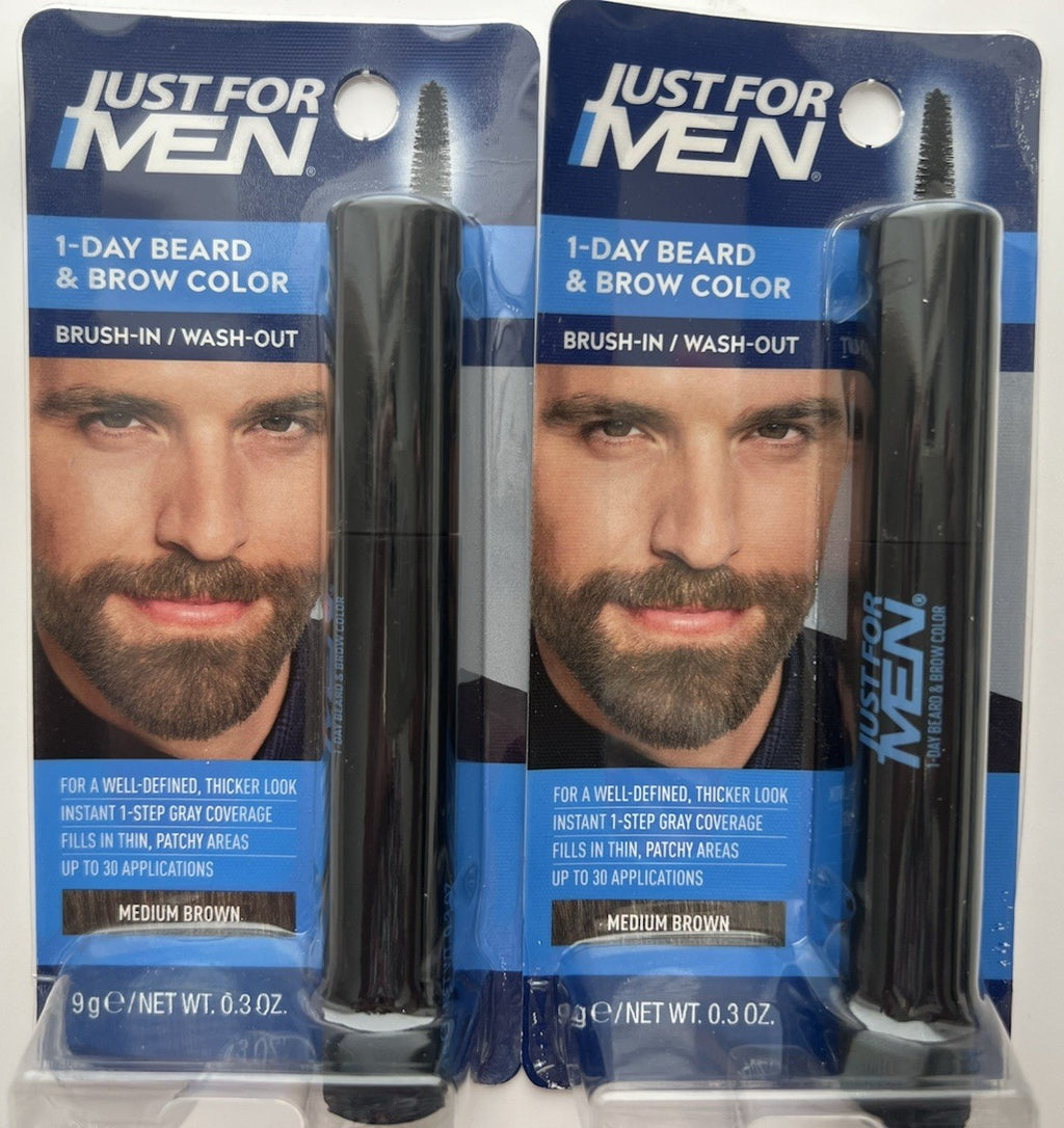 Men's 1 Day Beard & Brow Color Kit - 4 Shades, Fast Shipping