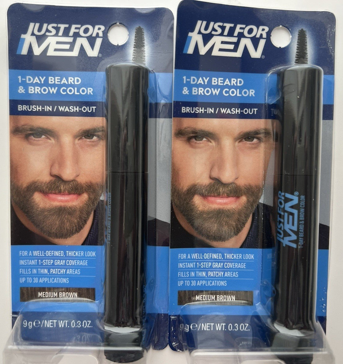 Men's 1 Day Beard & Brow Color Kit - 4 Shades, Fast Shipping