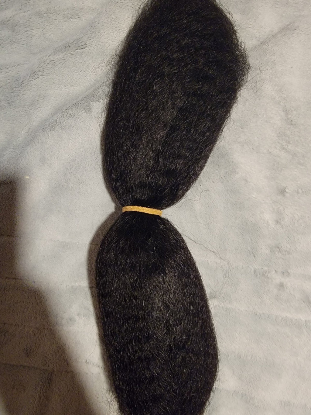Pre-Stretched Afro Kinky Yaki Human Hair Extensions 12 Inch 150g