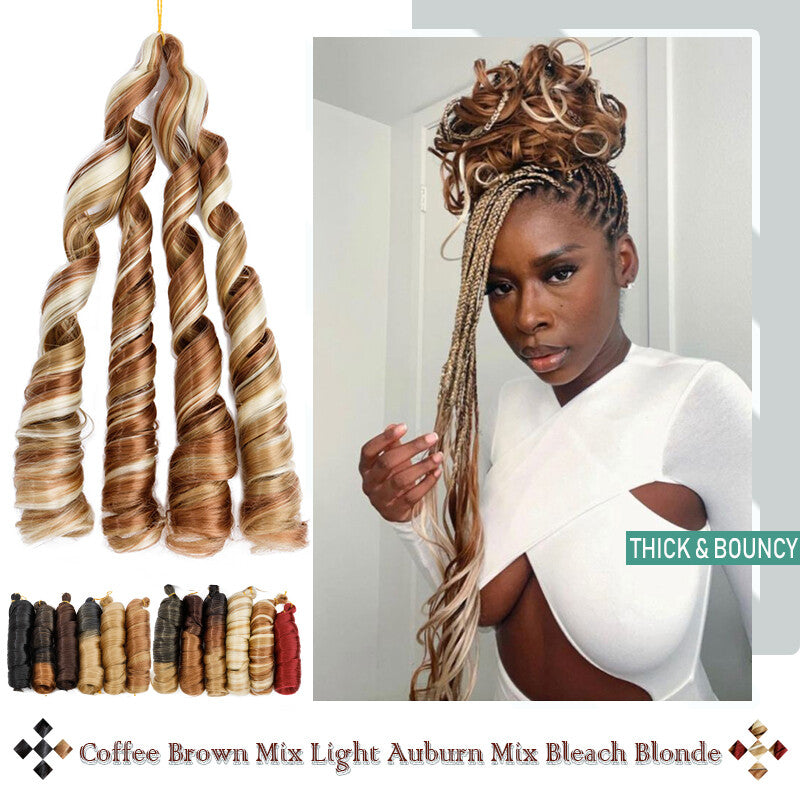 Loose Wave Braiding Hair Extensions Afro French Curls for Crochet & DIY Styles