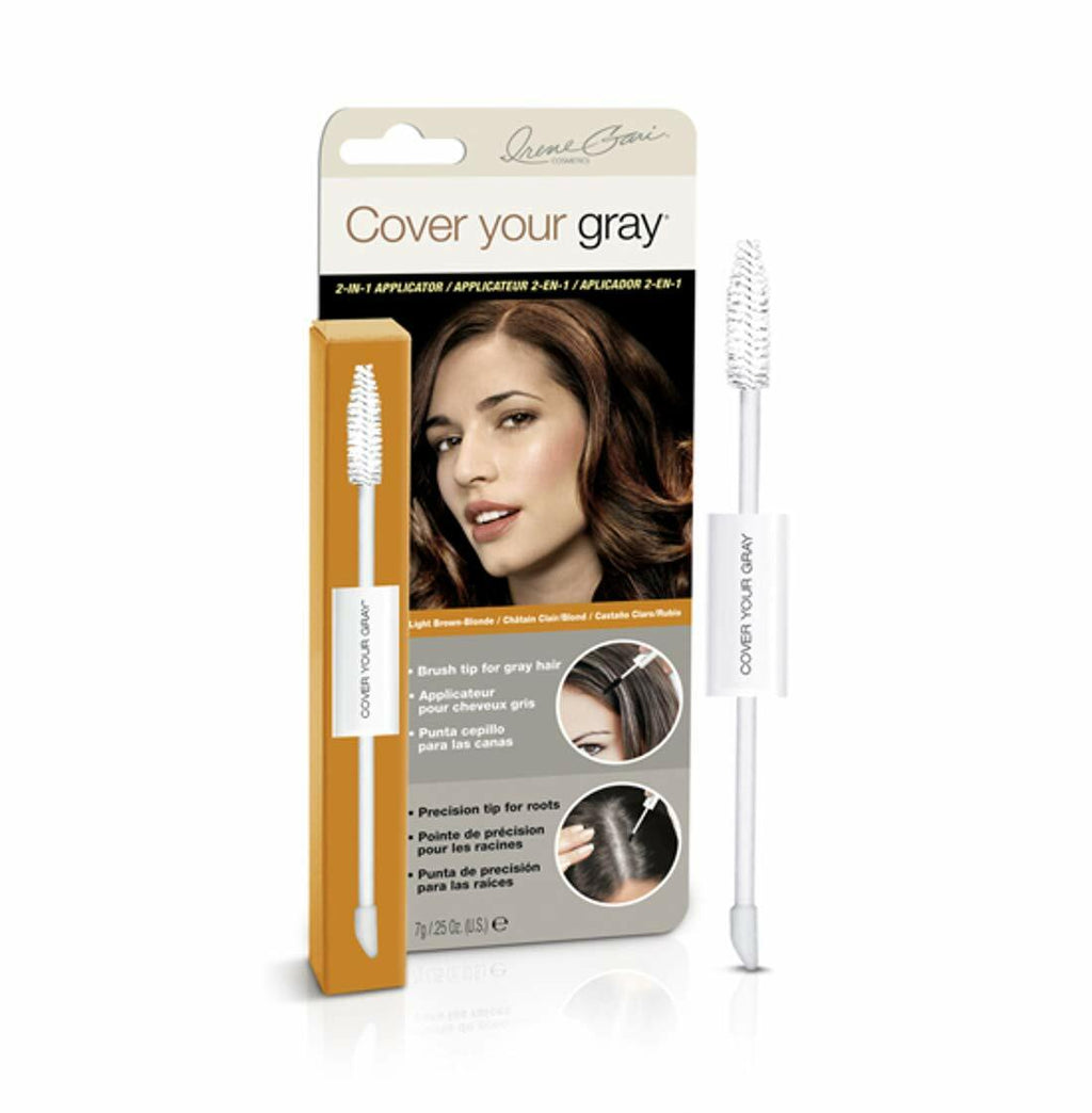 Gray Root Touch-Up Applicator Wand & Sponge Set - Light Brown Blonde 6-Pack
