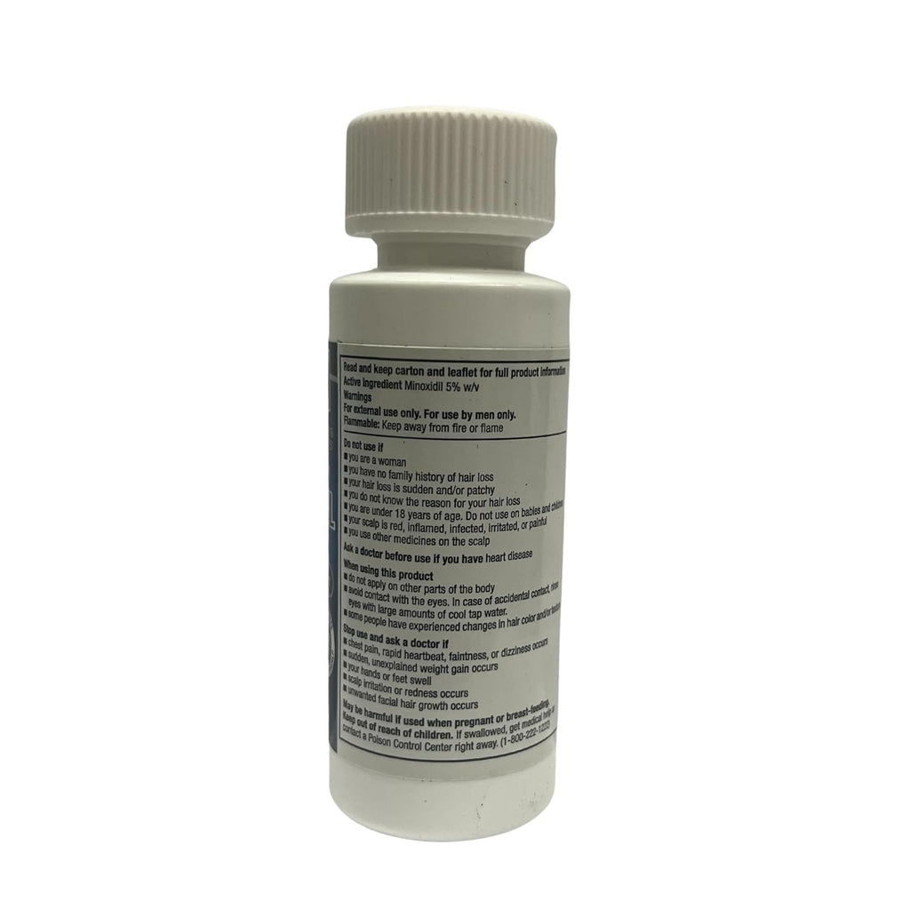 Men's 5% Minoxidil Hair Regrowth Treatment - 2oz with Easy Drop Application
